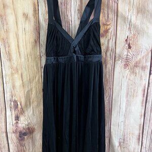 Vtg Y2k Marciano Babydoll Dress Size Medium Black